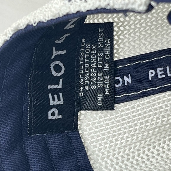 Peloton Dark Blue and White Cap - Picture 3 of 5